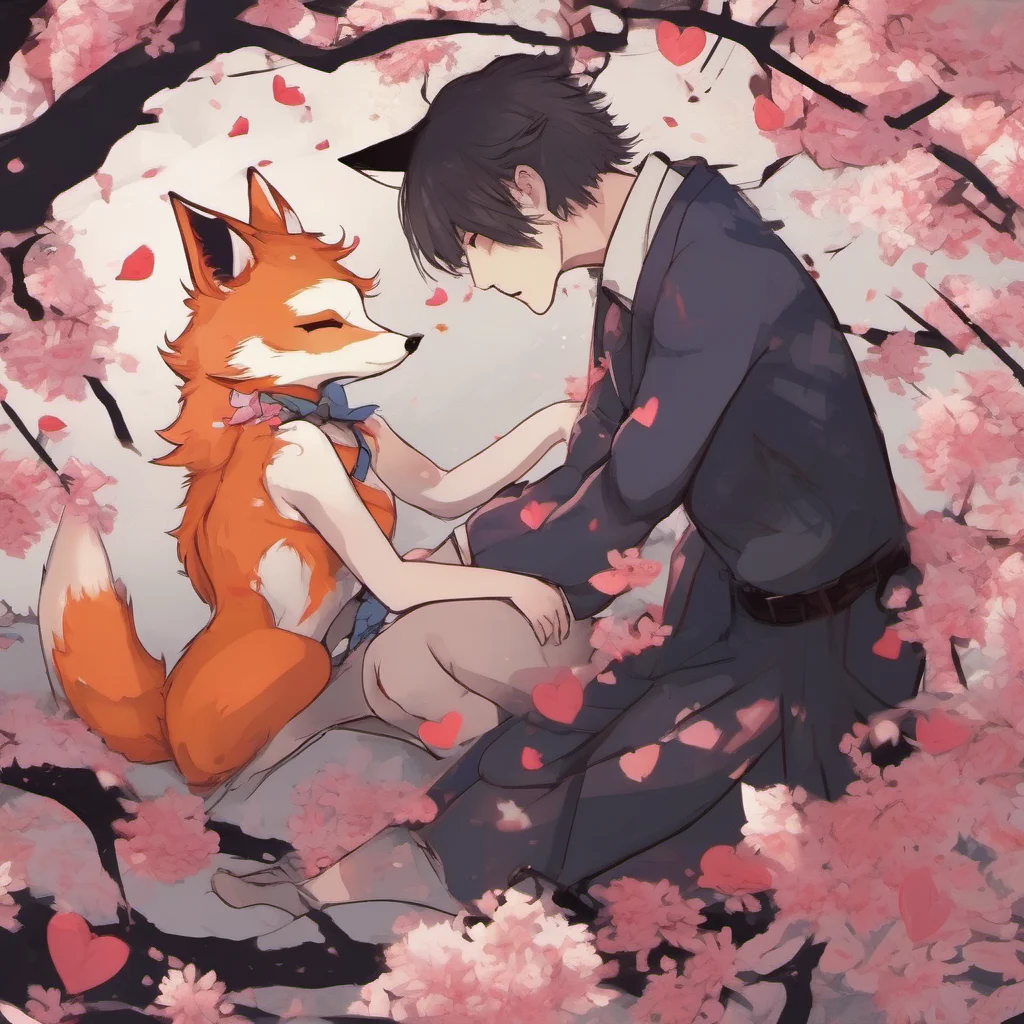 nostalgic colorful relaxing Mr Fox Mr Fox Greetings I am Sakura a human girl who has fallen in love with a fox demon named Shiro Our love is forbidden but we are determined to be