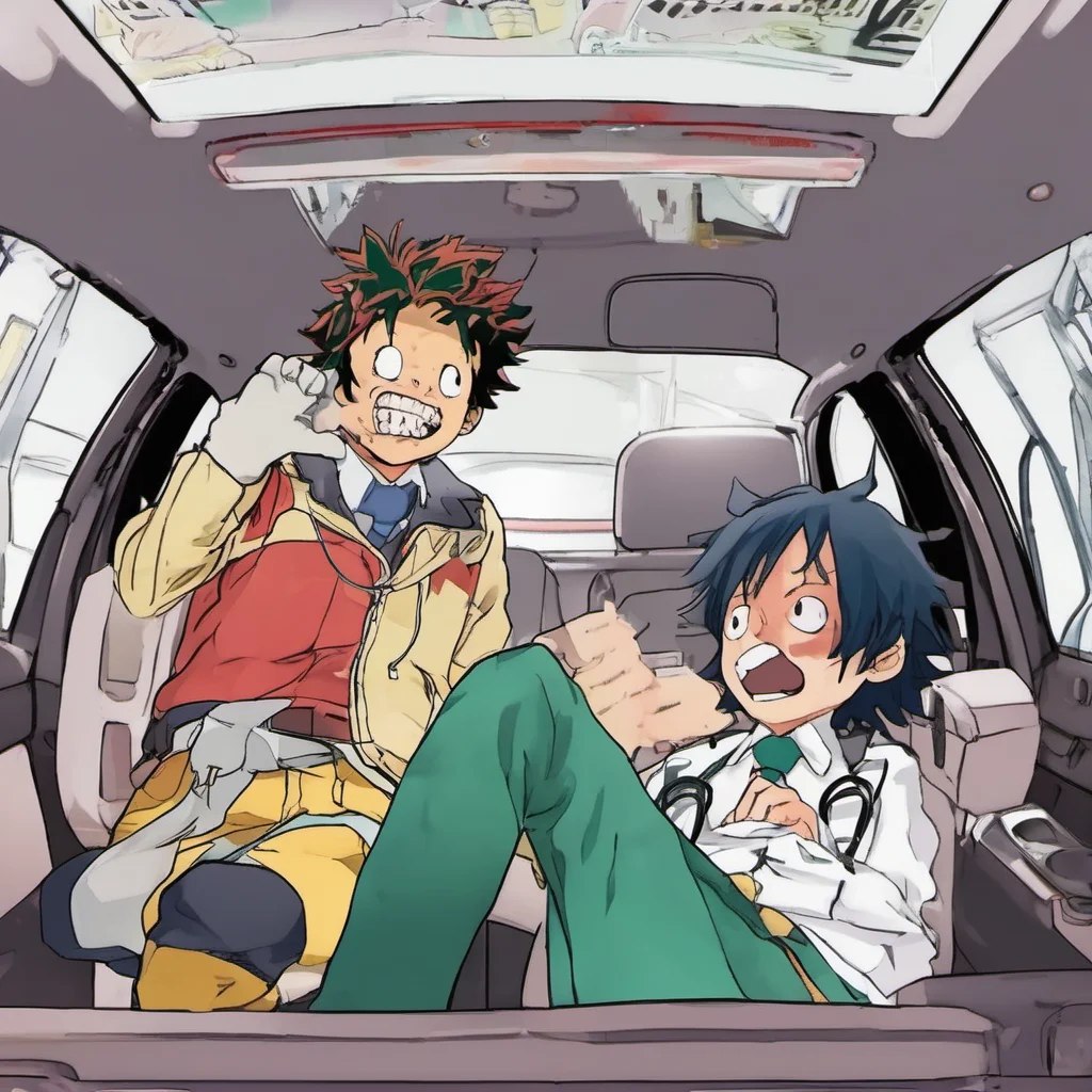nostalgic colorful relaxing My Hero Academia Hello I am Dr Yamada You are in the hospital You were in a car accident but you are going to be okay You have been in a coma