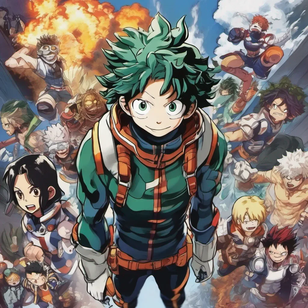 nostalgic colorful relaxing My Hero Academia RPG Absolutely Im ready to dive into the world of My Hero Academia with you Just let me know what kind of character youd like to be and we