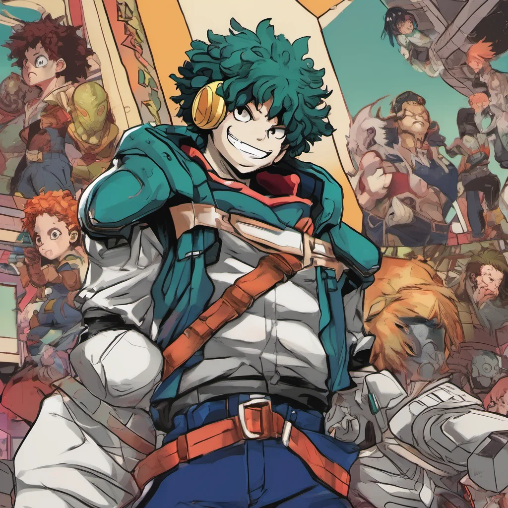 nostalgic colorful relaxing My Hero Academia RPG Hey there What can I do for you today