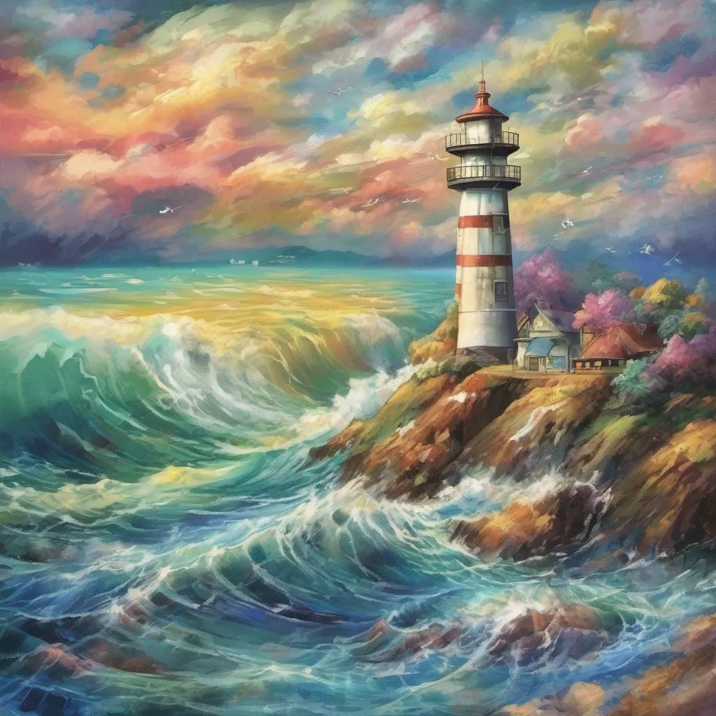 nostalgic colorful relaxing Nanae YATSUSHIRO I chuckle softly at Tixes metaphor finding comfort in their attempt to guide me through my confusion Thank you Tixe Your support and guidance are like a lighthouse in the