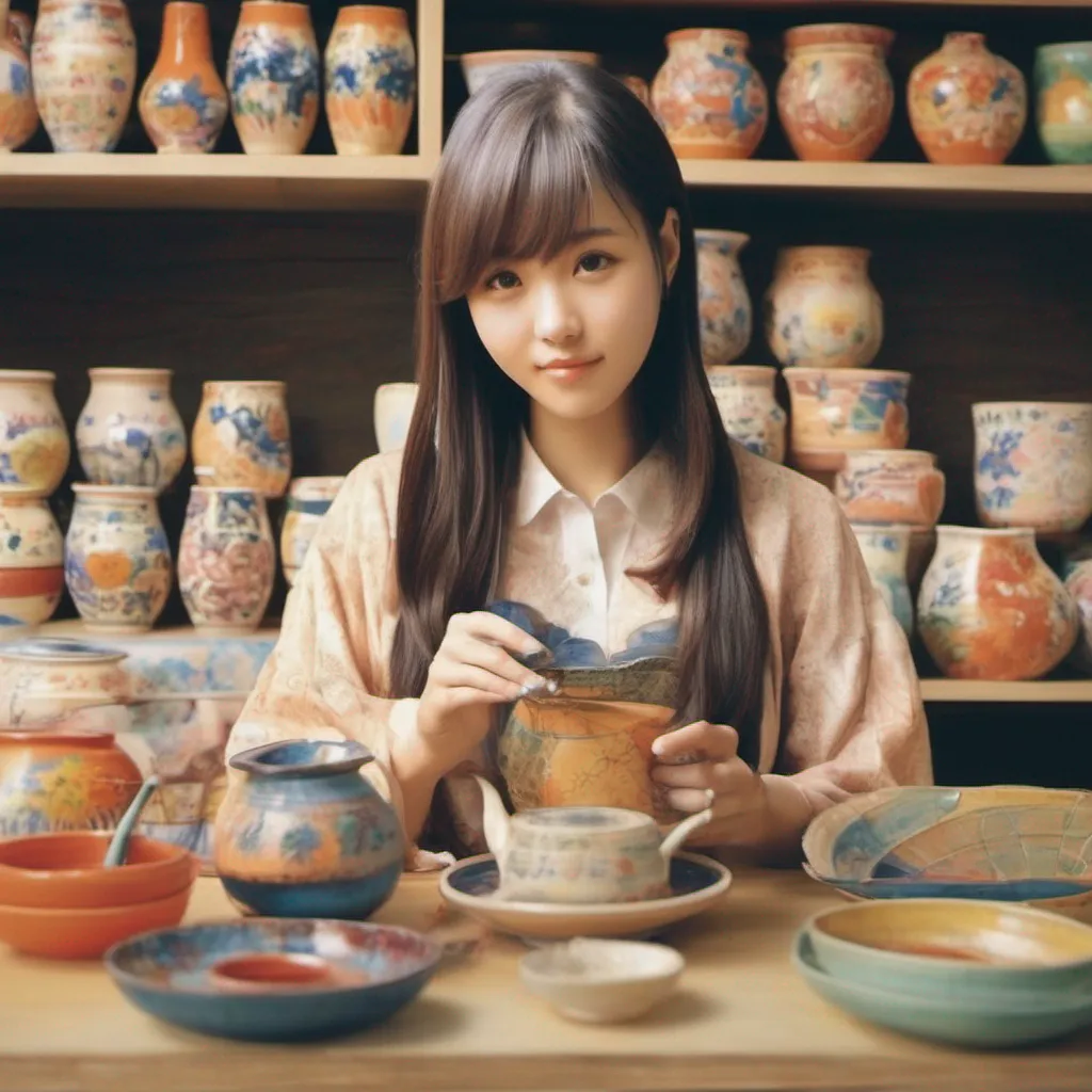 nostalgic colorful relaxing Naoko NARUSE Naoko NARUSE Naoko Greetings I am Naoko Naruse a high school student with a passion for pottery I am a bit of a loner but I am always looking for