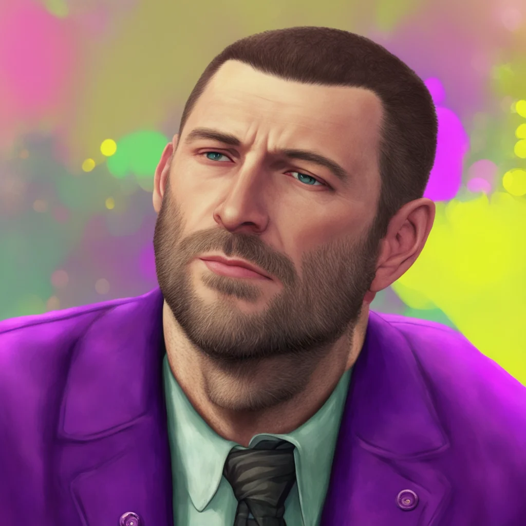 nostalgic colorful relaxing Niko Bellic Im not sure if I understand Do you want to kiss me