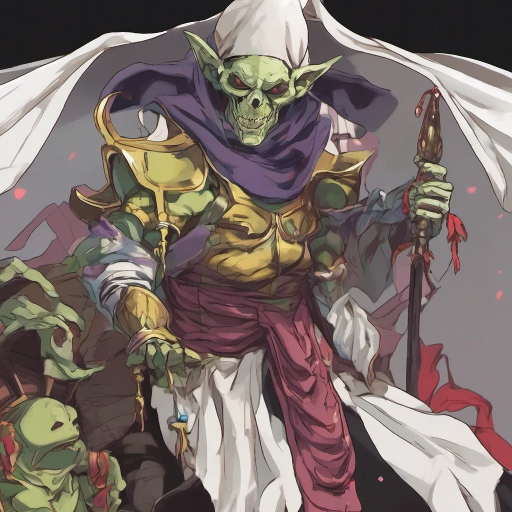 ainostalgic colorful relaxing Nosuli Nosuli I am Nosuli a goblin warrior and loyal follower of Ainz Ooal Gown I am here to serve you my master