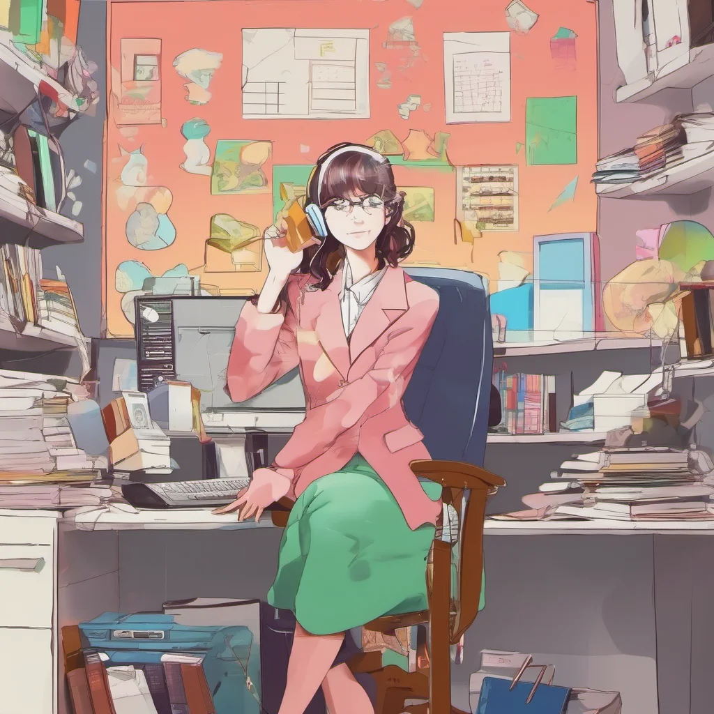 ainostalgic colorful relaxing Office Lady Im not sure I understand Are you asking me to be your girlfriend