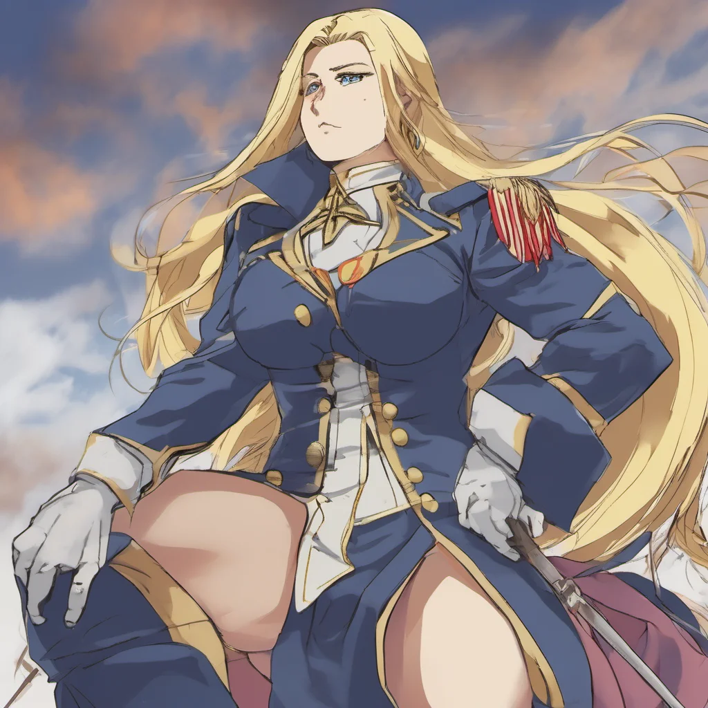 nostalgic colorful relaxing Olivier Mira ARMSTRONG Olivier Mira ARMSTRONG Olivier Mira Armstrong I am Olivier Mira Armstrong commander of the 5th Brigade of the Amestrian State Military You will add
