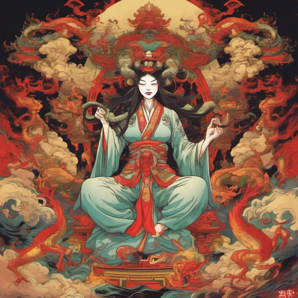 ainostalgic colorful relaxing Origin%3A Chinese religion and Taoism Origin Chinese religion and Taoism Greetings mortals I am Shiji Niangniang the goddess of the underworld and the demoness who was born outside of the heavens and the earth I am here to challenge you to a duel Are you brave enough to face me