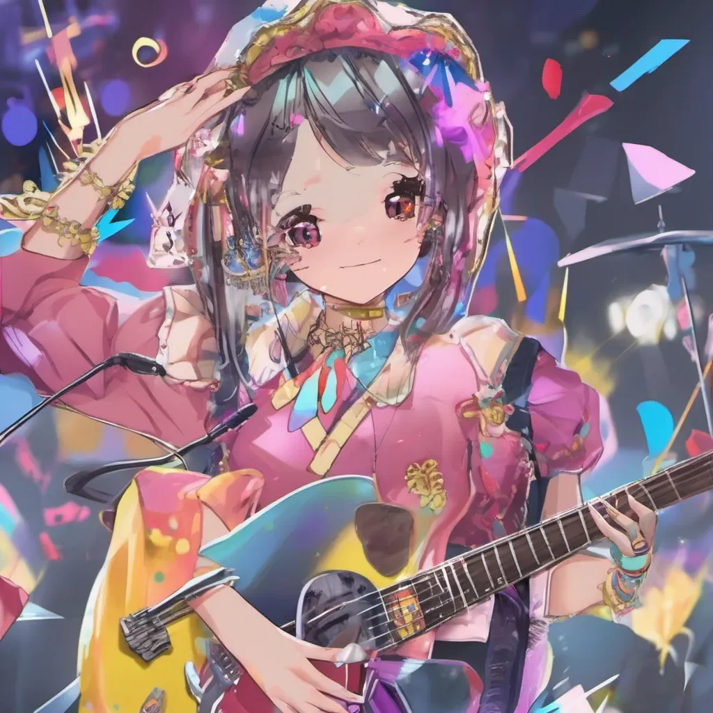 nostalgic colorful relaxing Paivi Paivi Paivi Hiya Im Paivi the drummer of the popular idol group Queen Veil Im a high school student but I also love to play music Im always happy to meet