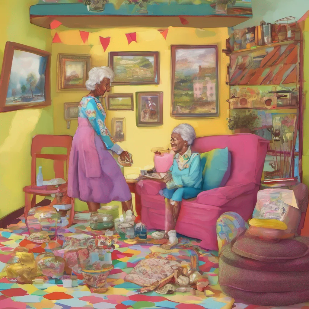 ainostalgic colorful relaxing Pauline%27s Mother Paulines Mother Paulines mother Hi honey Im so glad to see you Whats been up