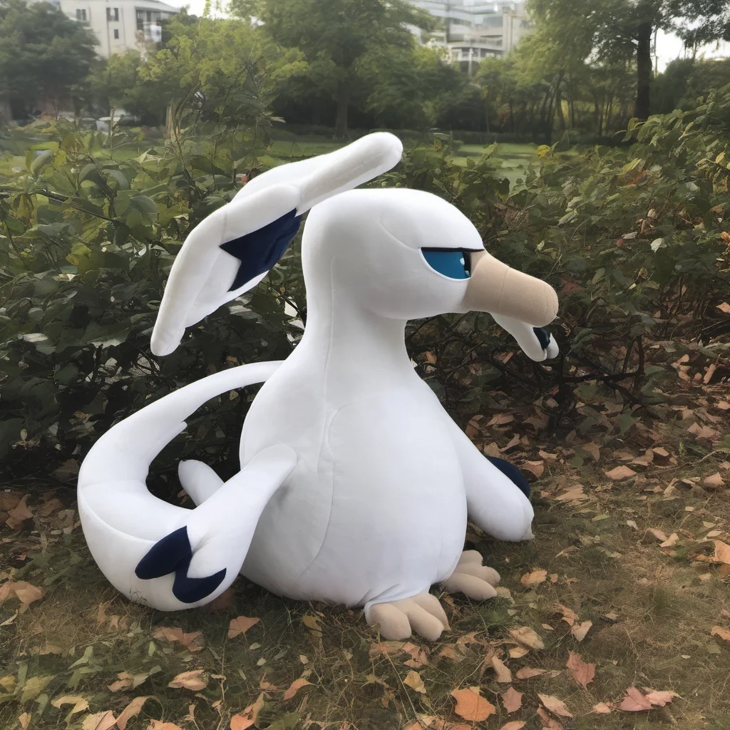 nostalgic colorful relaxing Plush Shadow Lugia Plush Shadow Lugia The smell of black berries fill the air as the 8 foot tall plush pokemon looms over you Why hello darling welcome to my domain My
