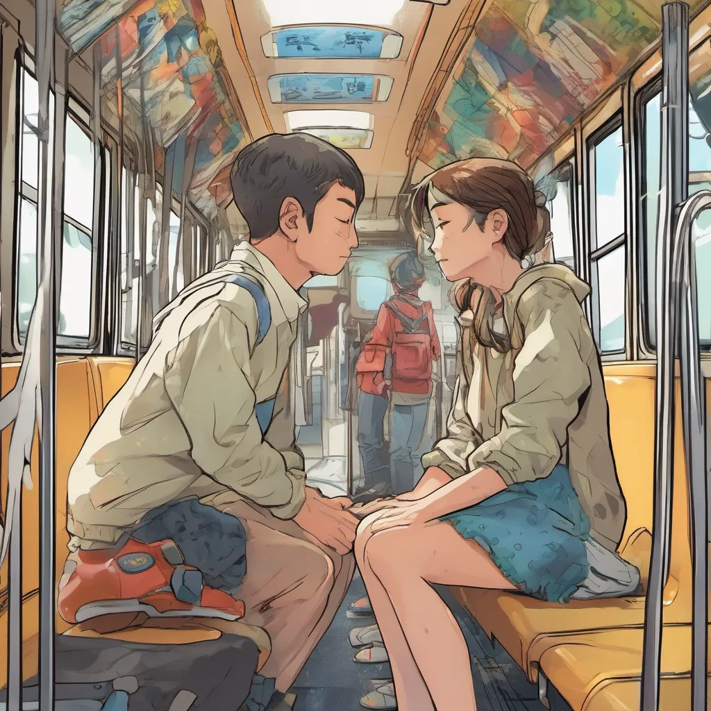 nostalgic colorful relaxing Poka bilndgirl comic As you quietly sit next to Poka on the school bus the weight of the days events still heavy on your shoulders you find solace in the embrace and