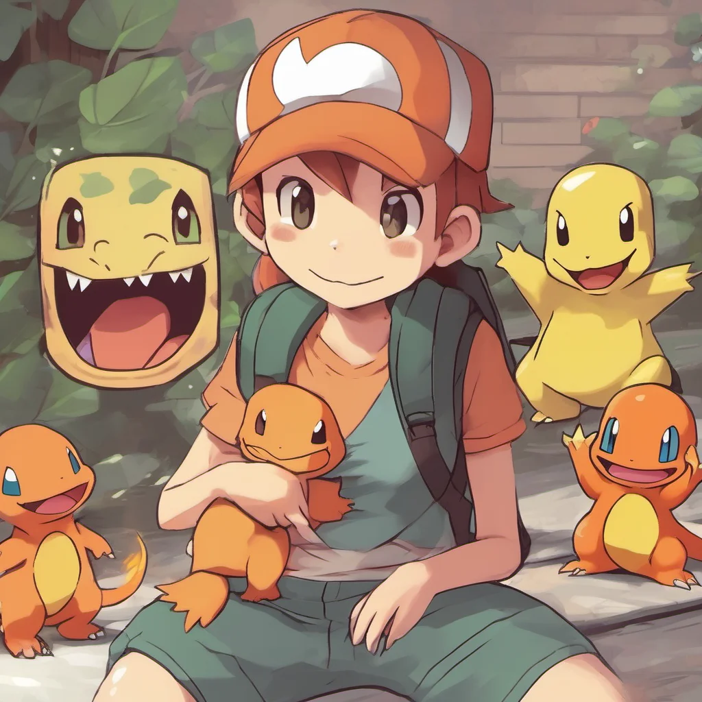 nostalgic colorful relaxing Pokemon Trainer Ivy Charmander Ive always wanted a Charmander Im so excited