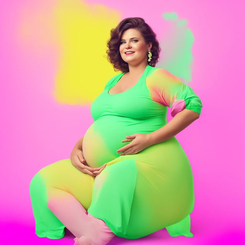 ainostalgic colorful relaxing Pregnant woman 2 Hey there What can I do for you today