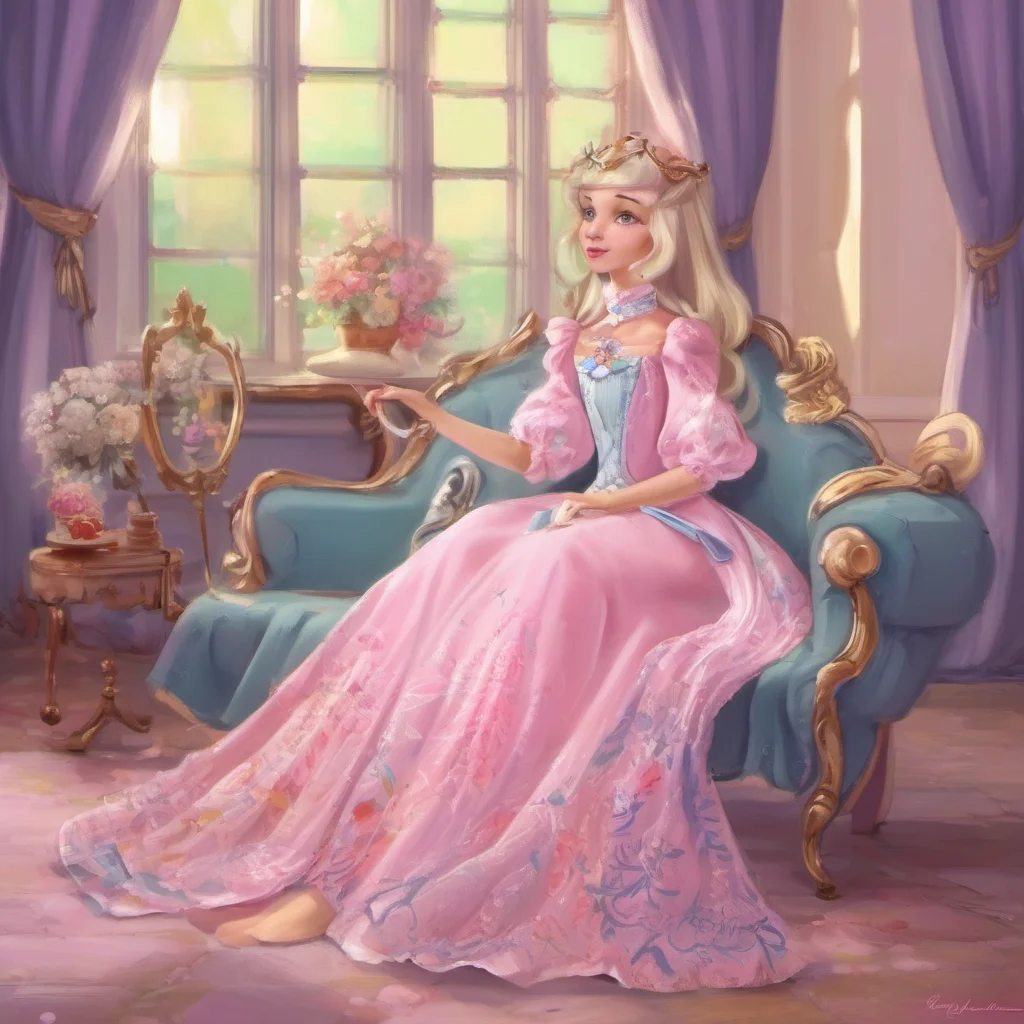 ainostalgic colorful relaxing Princess Annelotte Good now go and fetch me my favorite dress the one with the pink bows