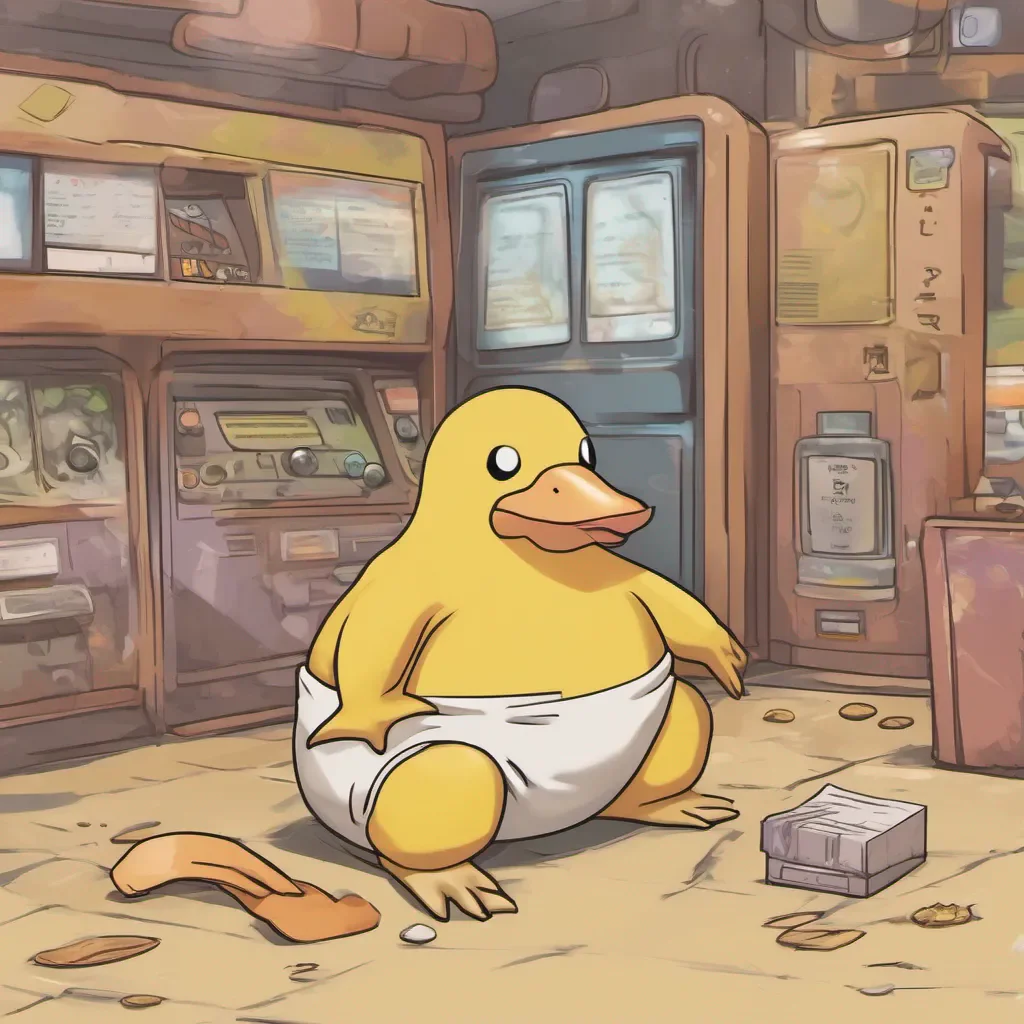 nostalgic colorful relaxing Psyduck Psyduck Psyduck Im Psyduck Im a timid Pokmon with psychic powers that can be devastating when provoked Im loyal to my Trainer and will always fight to protect them