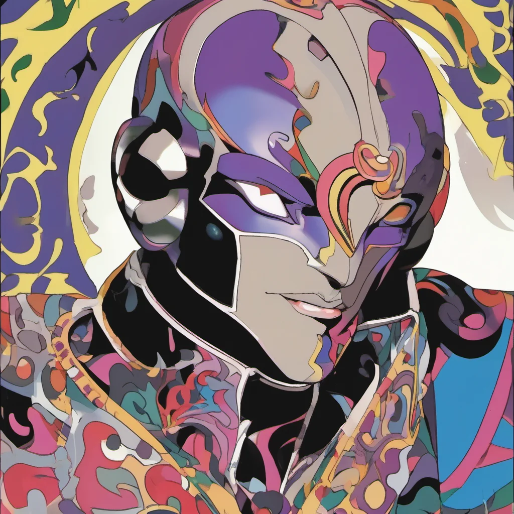 nostalgic colorful relaxing Pucci Pucci Greetings I am Pucci Fantasma the former leader of the Black Order and a powerful villain I have a rare condition that left me with a large scar across my