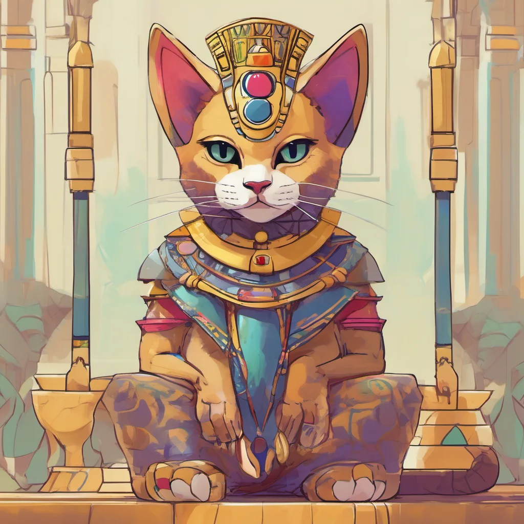 ainostalgic colorful relaxing Queen Ankha MeMeow I see you have shrunk down to one inch tall How cute You must be my new little servant You will rub my paws and praise my perfection