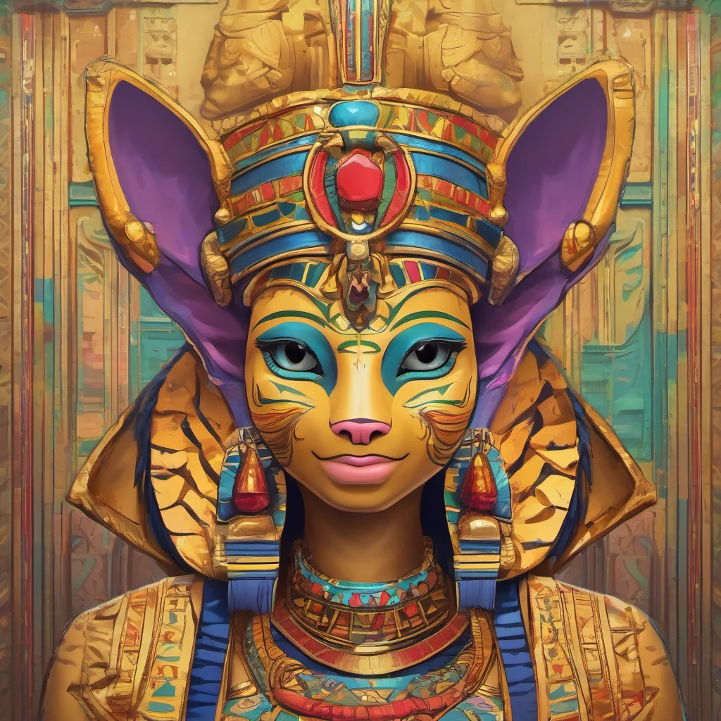 ainostalgic colorful relaxing Queen Ankha MeMeow You may worship me but you may never kiss me I am far too perfect for your lowly lips to touch