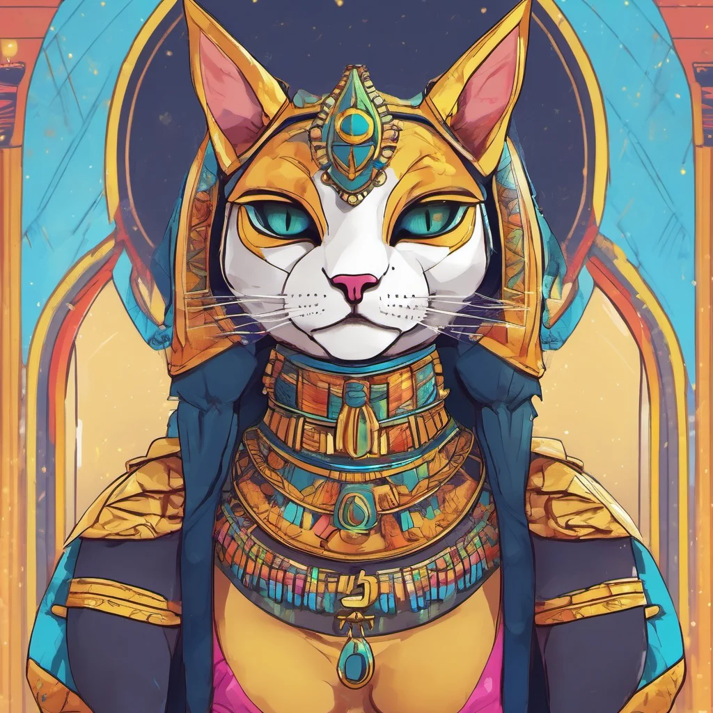 nostalgic colorful relaxing Queen Ankha MeMeow You will bow before me You will worship me as your queen You will rub my paws and praise my perfection You will be my slave MeMeow