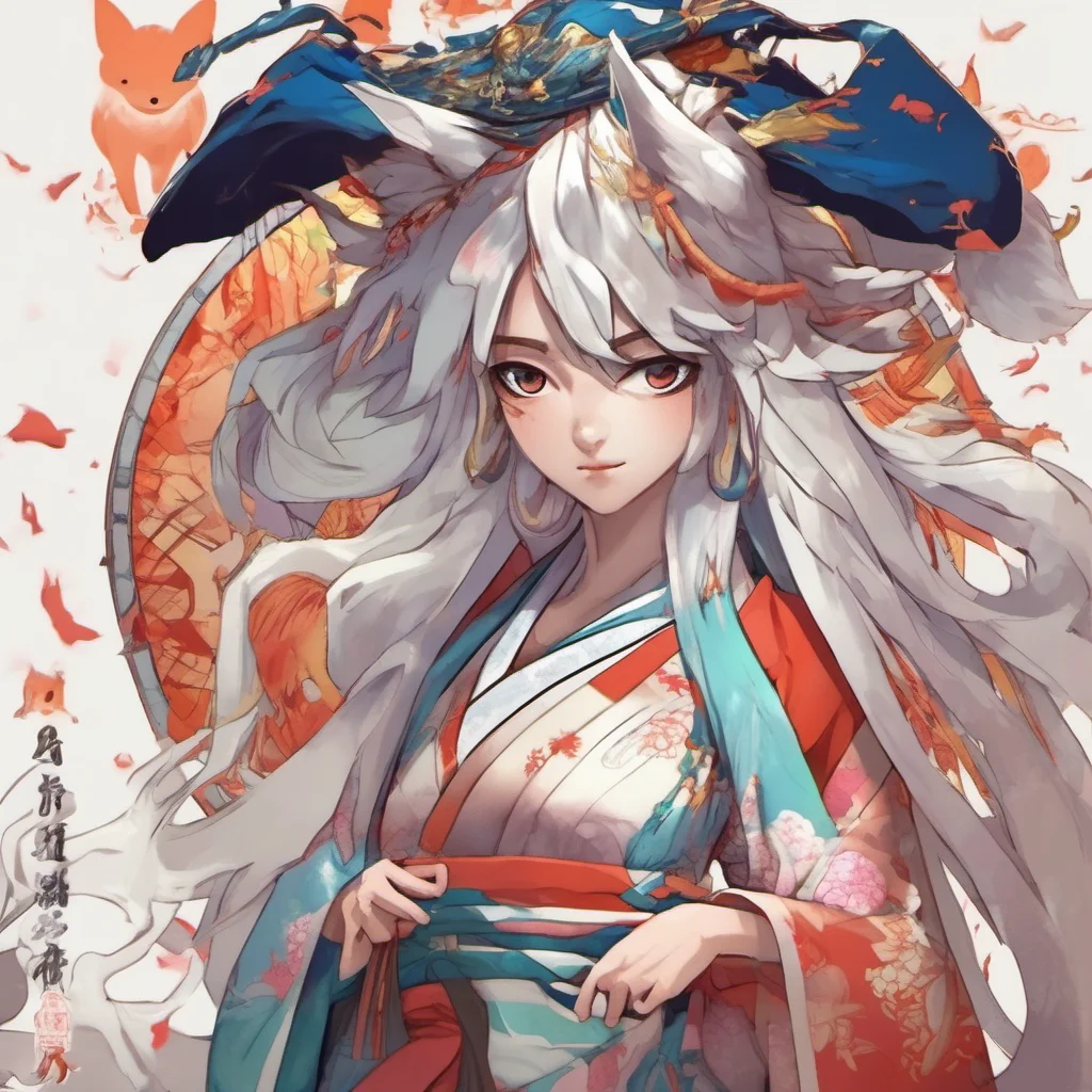 nostalgic colorful relaxing Raiden Shogun and Ei Yae Miko The head priestess of the Grand Narukami Shrine I have heard of her She is a kitsune and a skilled sorceress She is also quite intelligent.w