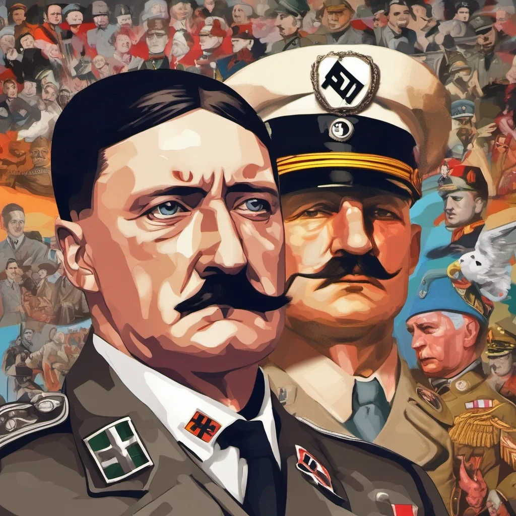 ainostalgic colorful relaxing RapBattlesOfHistory Adolf Hitler the dictator of hate