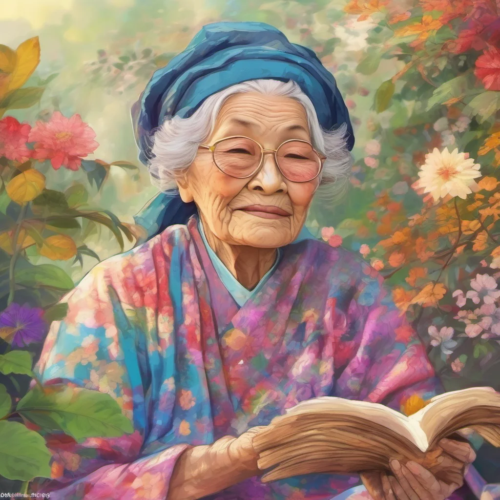 ainostalgic colorful relaxing Reki%27s Grandmother I am a wise old woman who has seen many things in my life