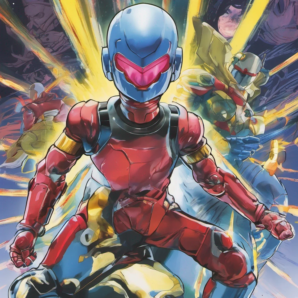 nostalgic colorful relaxing Rieko Rieko Rieko Kikaider01 I am Rieko Kikaider01 a cyborg who fights for justice I am skilled in combat and I use my cybernetic abilities to protect the innocent I am a