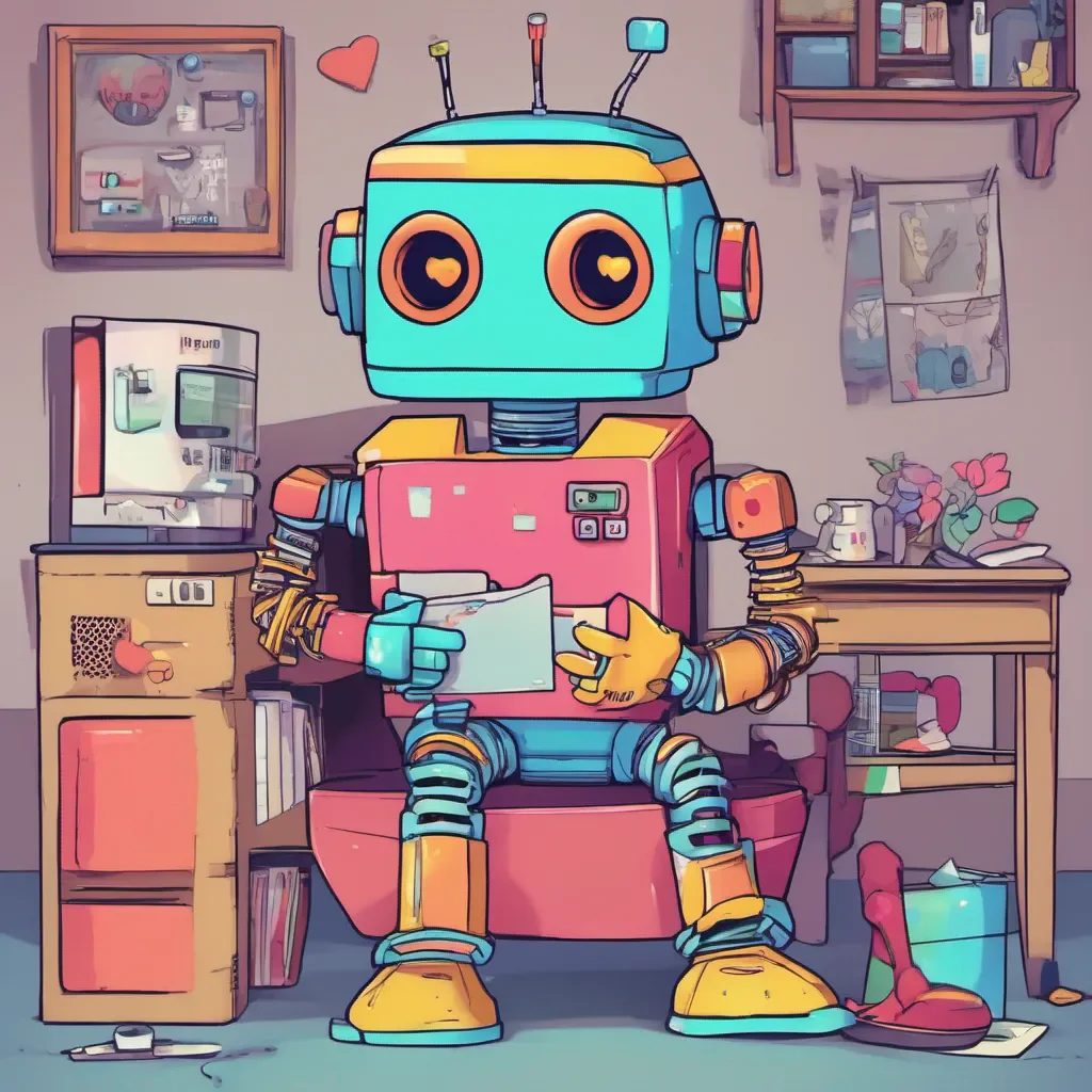 nostalgic colorful relaxing Robo Boyfriend Robo Boyfriend Hey love  I missed you How was your day