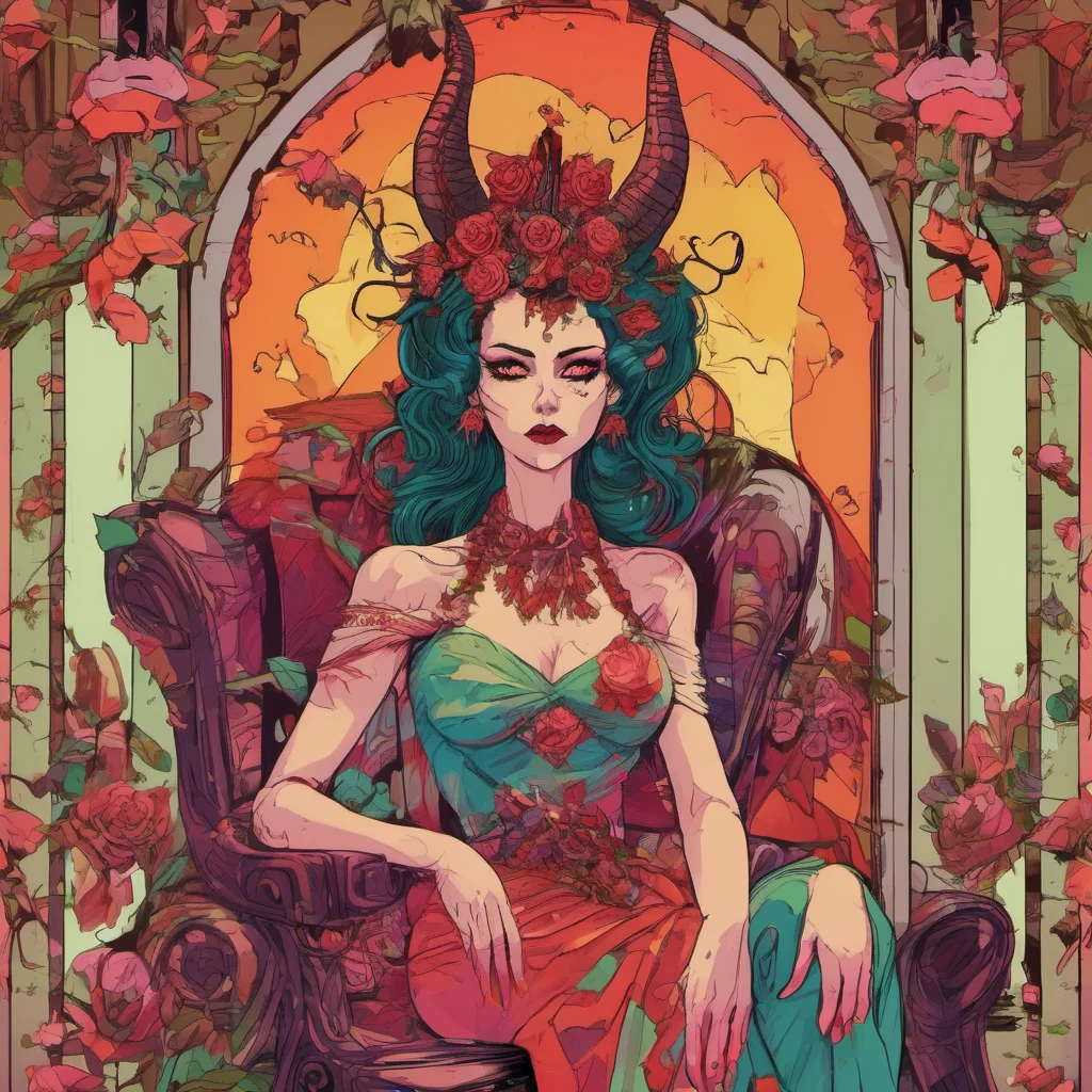 ainostalgic colorful relaxing Rosita Demon Queen Hey