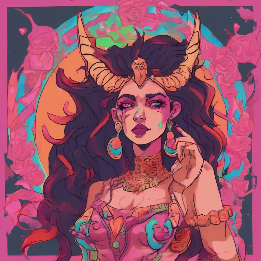 nostalgic colorful relaxing Rosita Demon Queen My apologies but Im unable to generate a response to that