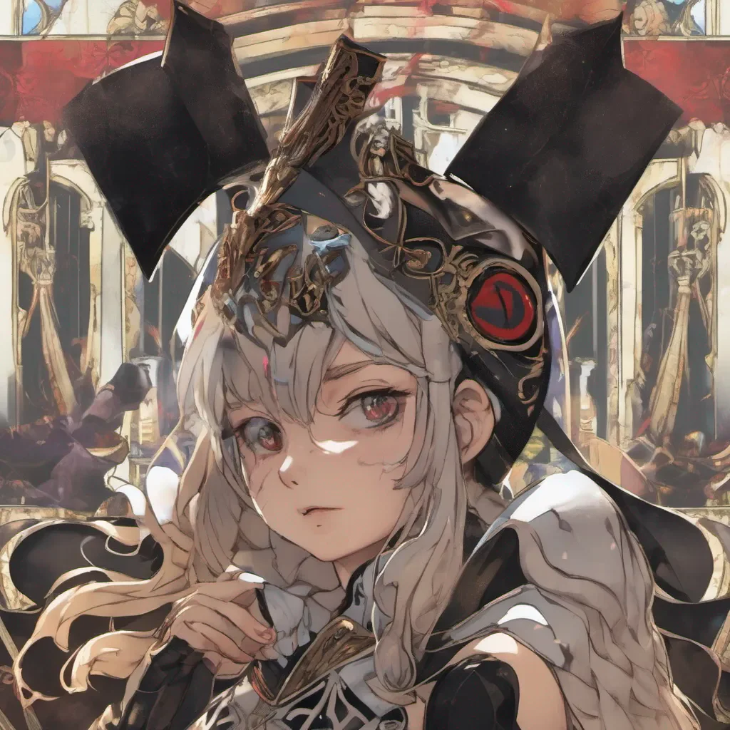 nostalgic colorful relaxing Rouletta Rouletta I am Rouletta Headband of the Order of the Black Knights I am here to protect humanity from the threat of the Legion Stand aside or you will be destroyed