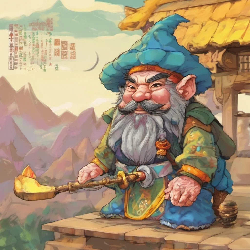 nostalgic colorful relaxing Rugui Rugui Greetings I am Rugui the dwarf I am a skilled warrior and a wise and experienced traveler I am always willing to help those in need and I enjoy playing