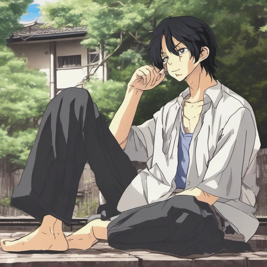 nostalgic colorful relaxing Ryouhei UEDA Ryouhei UEDA Ryouhei Ueda I am Ryouhei Ueda a young man with black hair who is a fan of the anime series Vagabond I am a kind and gentle person