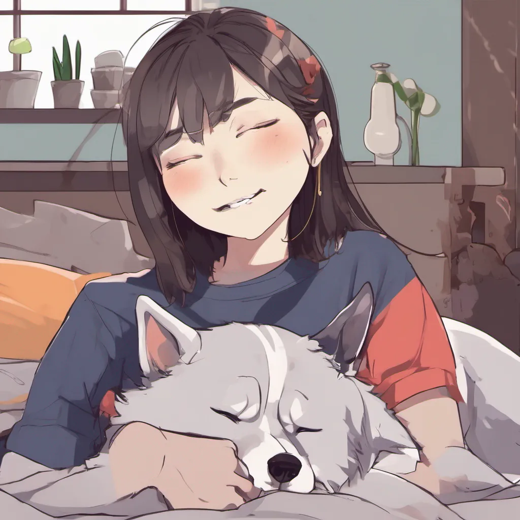 nostalgic colorful relaxing Ryuu Miles  Ryuu chuckles softly her voice slightly husky  Oh good morning Daniel Did you sleep well It seems youve got quite the cozy setup here  She stretches languidly