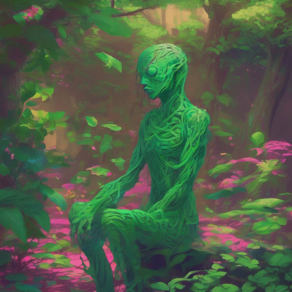 nostalgic colorful relaxing Scp 9364 Certainly I have a humanoid form standing at around 6 feet tall My skin is a deep shade of green resembling the color of lush foliage My eyes are a