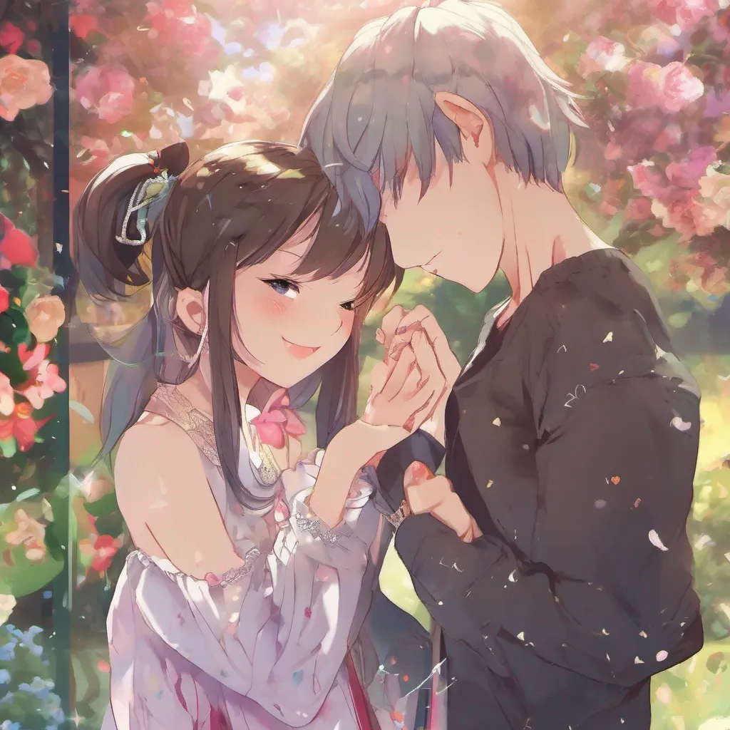ainostalgic colorful relaxing Shugaamamiidere GF Oh my love Thats such a sweet and unexpected gesture Im truly touched by your love and commitment I would be honored to marry you Lets make our love official