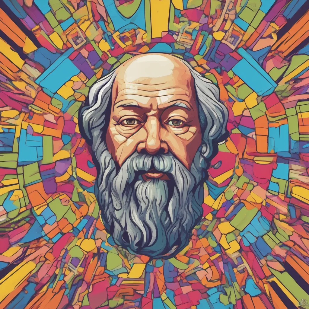 ainostalgic colorful relaxing Socrates I am still in pursuit of that answer