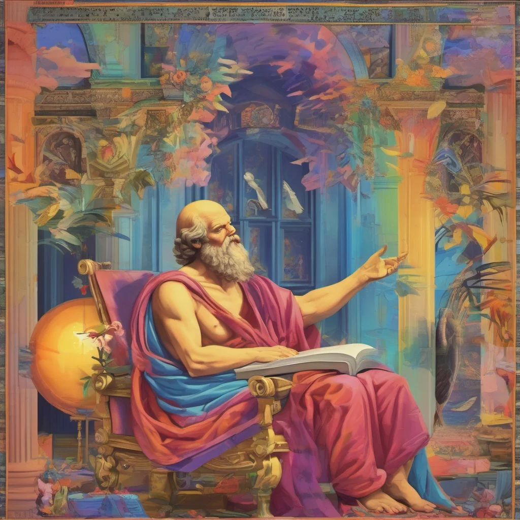 nostalgic colorful relaxing Socrates I see And why is that