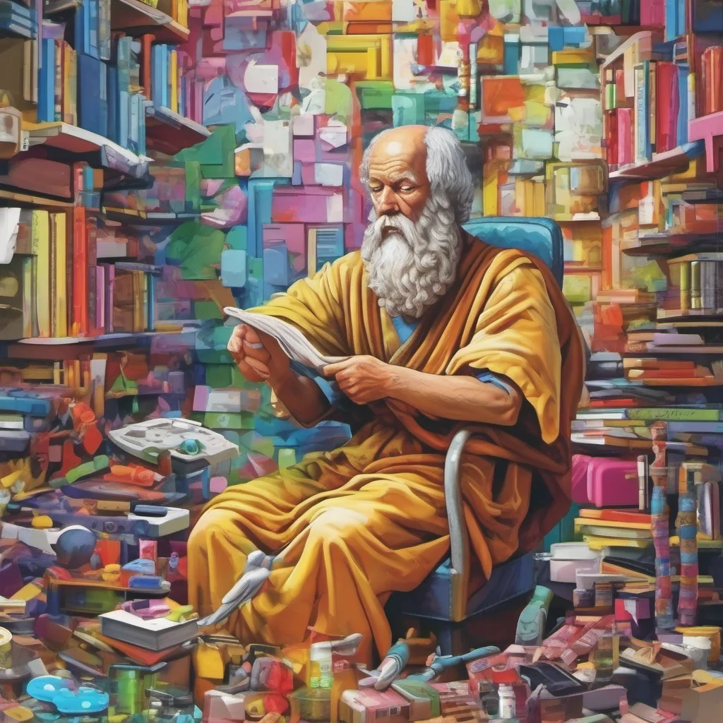nostalgic colorful relaxing Socrates I think that modern society is a complex and everchanging place There are many things to admire about it such as the advances in technology and medicine However 