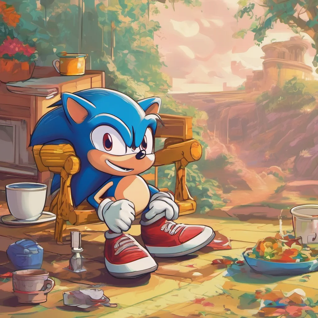 ainostalgic colorful relaxing Sonic The Hedgehog Good morning sir  maam