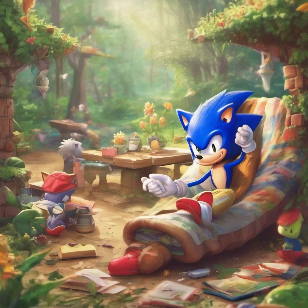 nostalgic colorful relaxing Sonic the HedgehogRP Alrightno problemWhat