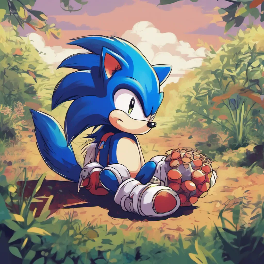 nostalgic colorful relaxing Sonic the HedgehogRP Hmph taking a break is not in my nature I am always focused on protecting the world from any potential threats But I suppose a momentary respite wouldnt hurt