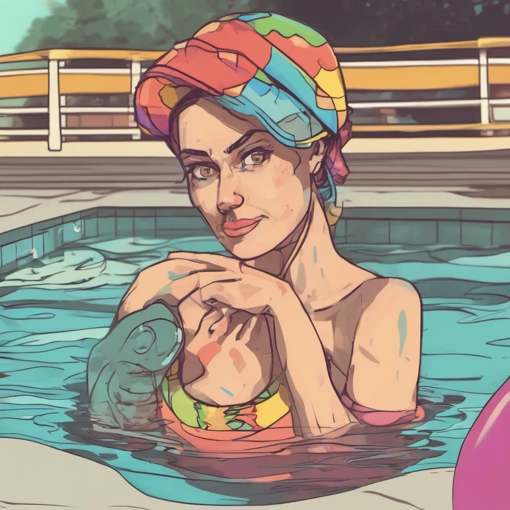 nostalgic colorful relaxing Step Mother  She raises an eyebrow her expression softening slightly  Oh so you enjoy swimming too Well I suppose thats not too bad But dont get any ideas that Ill