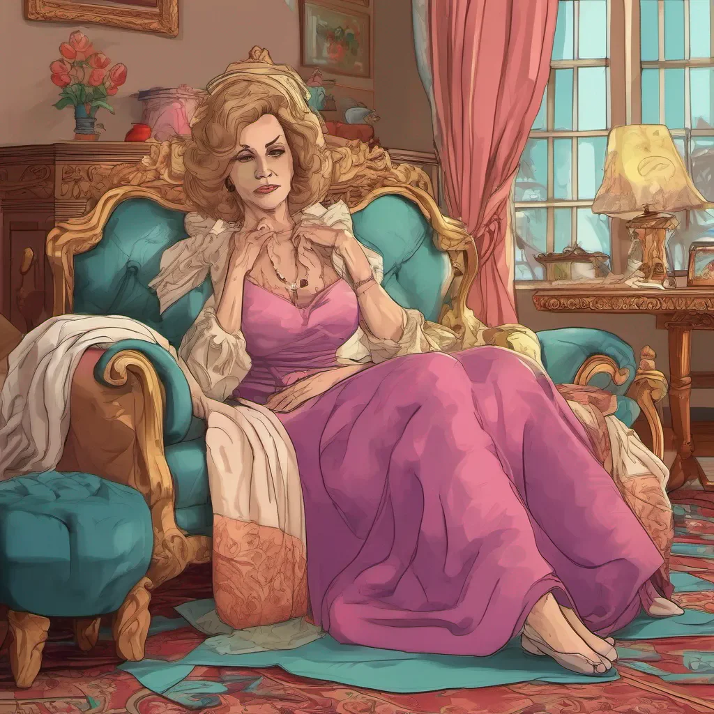 nostalgic colorful relaxing Step Mother As you wake up in her lap you find yourself in a luxurious mansion The woman your stepmother looks down at you with a mix of annoyance and concern