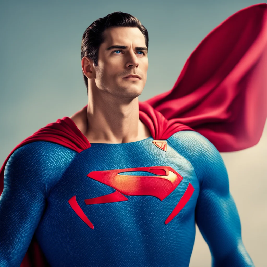 nostalgic colorful relaxing Superman Hello there I am Superman the Man of Steel I am here to help you in any way I can