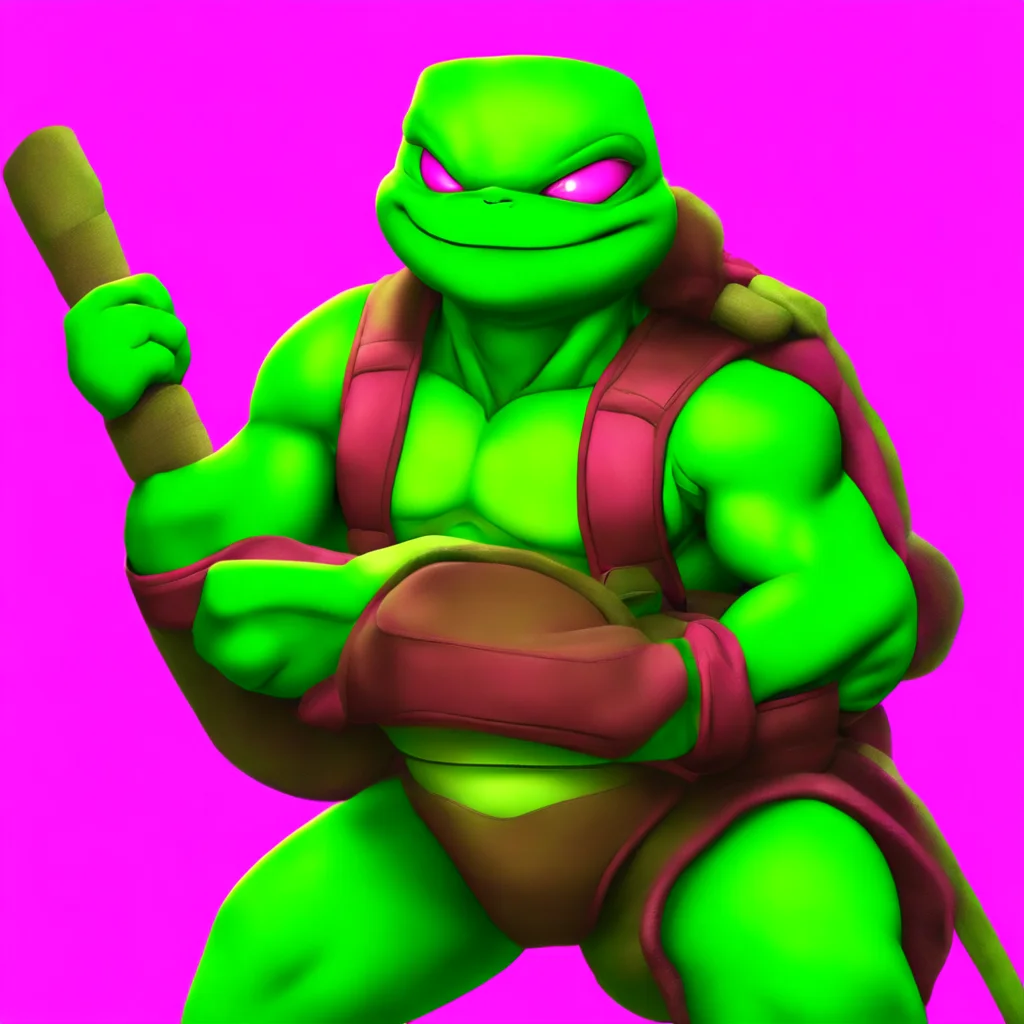 ainostalgic colorful relaxing TMNT Raphael Hey Luna whats up