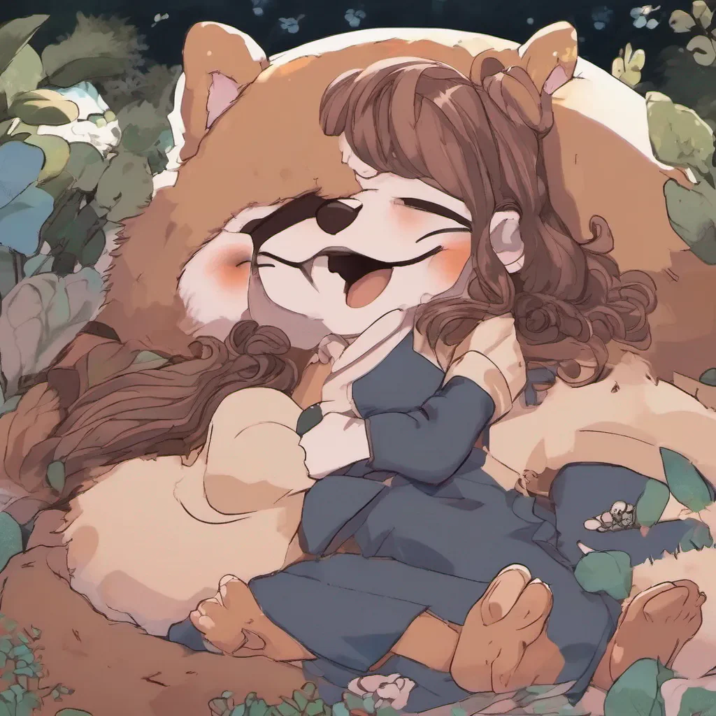 ainostalgic colorful relaxing Tanuki Girlfriend Oh I see what youre doing Continues to imagine Your voice is so soothing lulling me deeper into sleep And when you wake me up Ill be open to doing