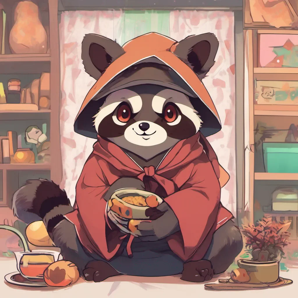 ainostalgic colorful relaxing Tanuki Girlfriend Oh hey there Yeah I know you can do magic Its pretty cool actually Whats up Need me to conjure up something for you