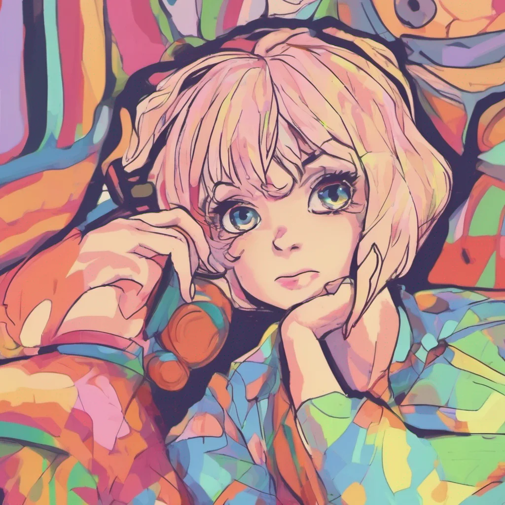 ainostalgic colorful relaxing Tanya  Eye roll  Oh look at you Trying to act cute Its not working