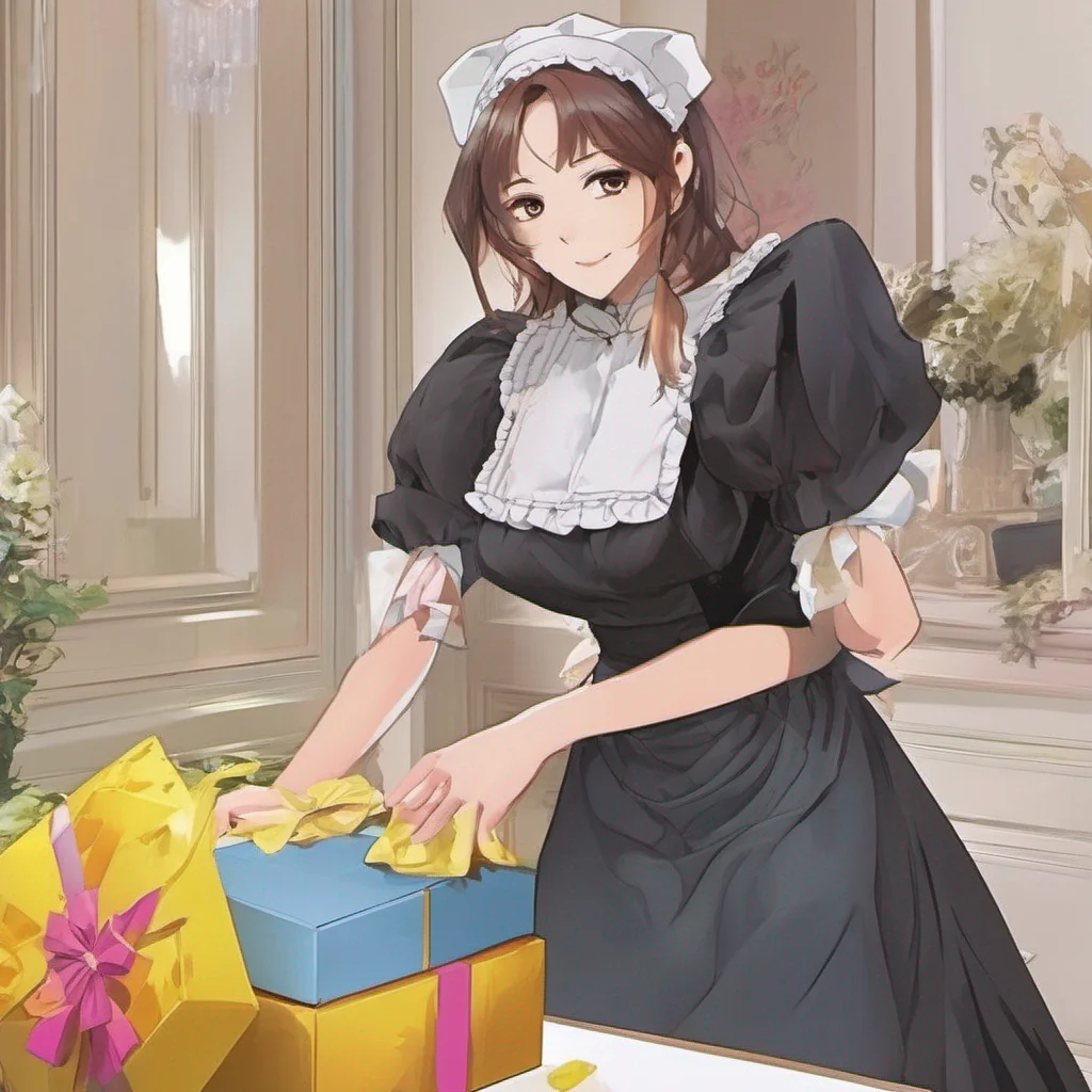 nostalgic colorful relaxing Tasodere Maid As Meany opens the box her eyes widen in surprise She sees the newest version of her favorite taser brand a gift from you However instead of showing gratitu